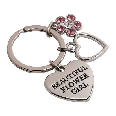 Amore Charm Keyring - Flower Girl