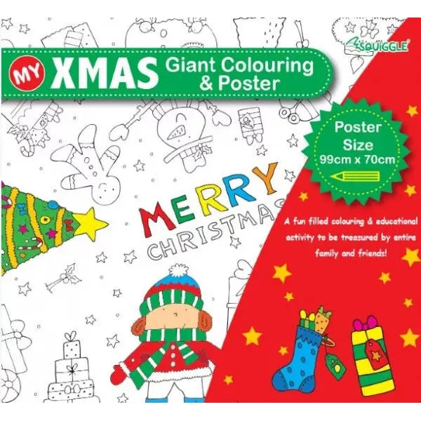 Christmas Giant Colouring Poster