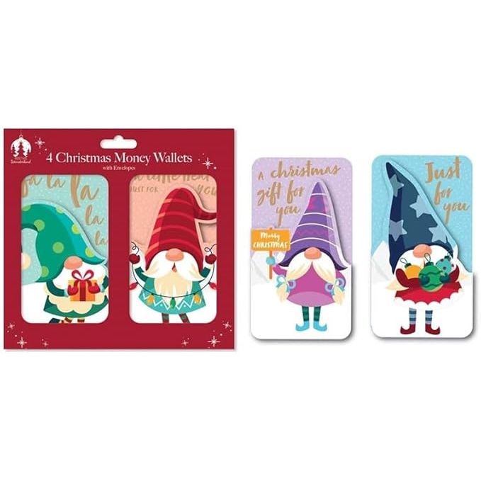 Pack of 4 Money Wallets Gonk