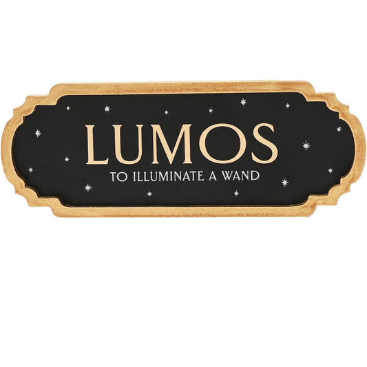 Warner Bros Harry Potter Alumni Spell Sign Lumos