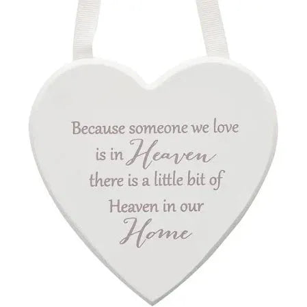 Thoughts of You Heart Plaque - Heaven in Our Hearts