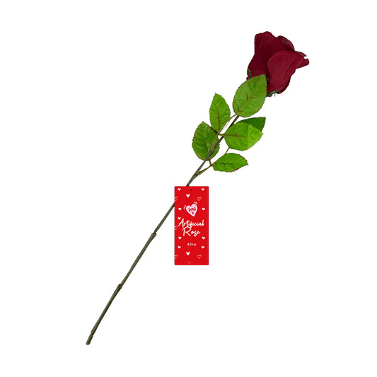 Valentines Artificial Rose 42cm