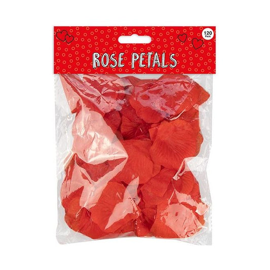 Valentines Red Rose Petals