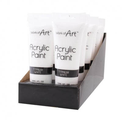 Work of Art Acrylic Paint 120ml - White