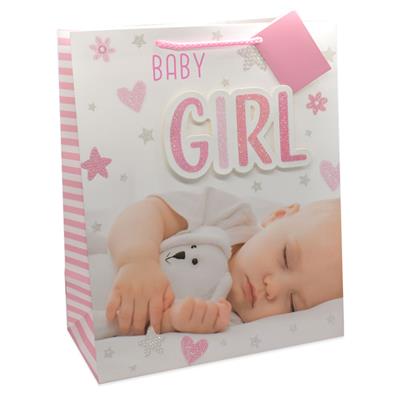 Baby Girl Medium Gift Bag