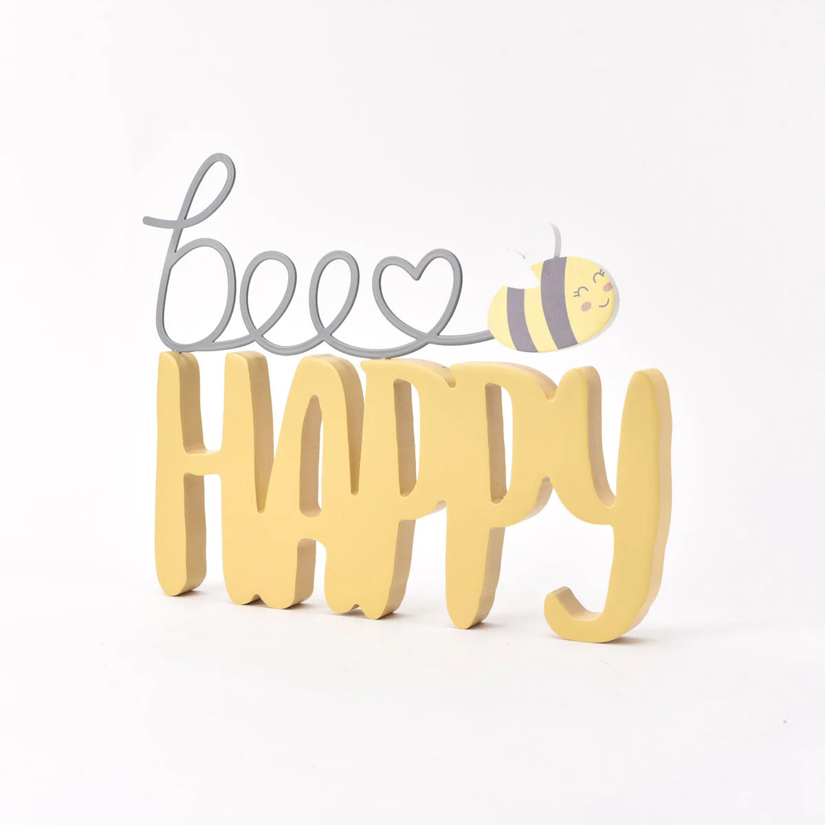 Love Life Mantle Plaque - Bee Happy