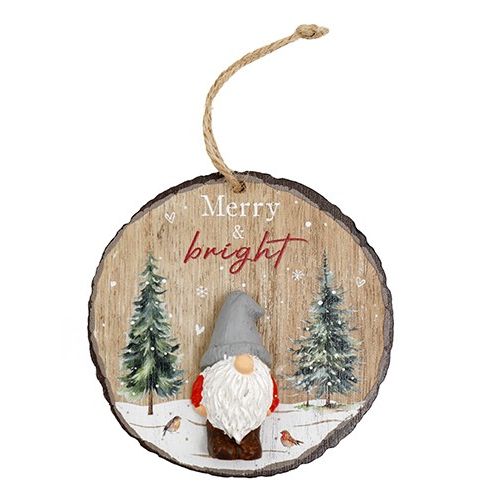 Christmas Gonk Hanging Plaque