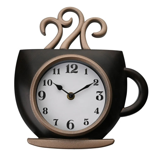 Coffee Cup Shaped Wall Clock