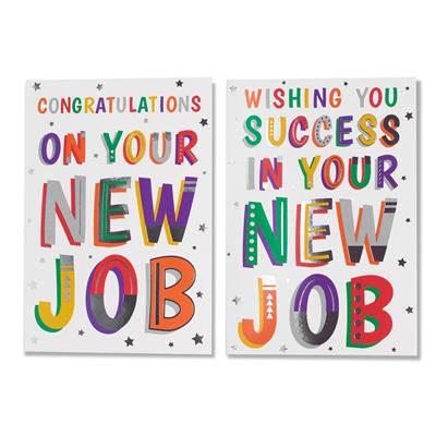 Good Luck New Job Card