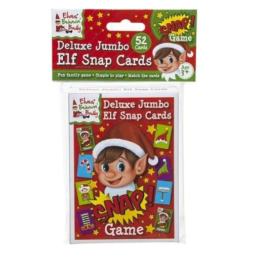 Christmas Elf Pack of 52 Jumbo Snap Cards