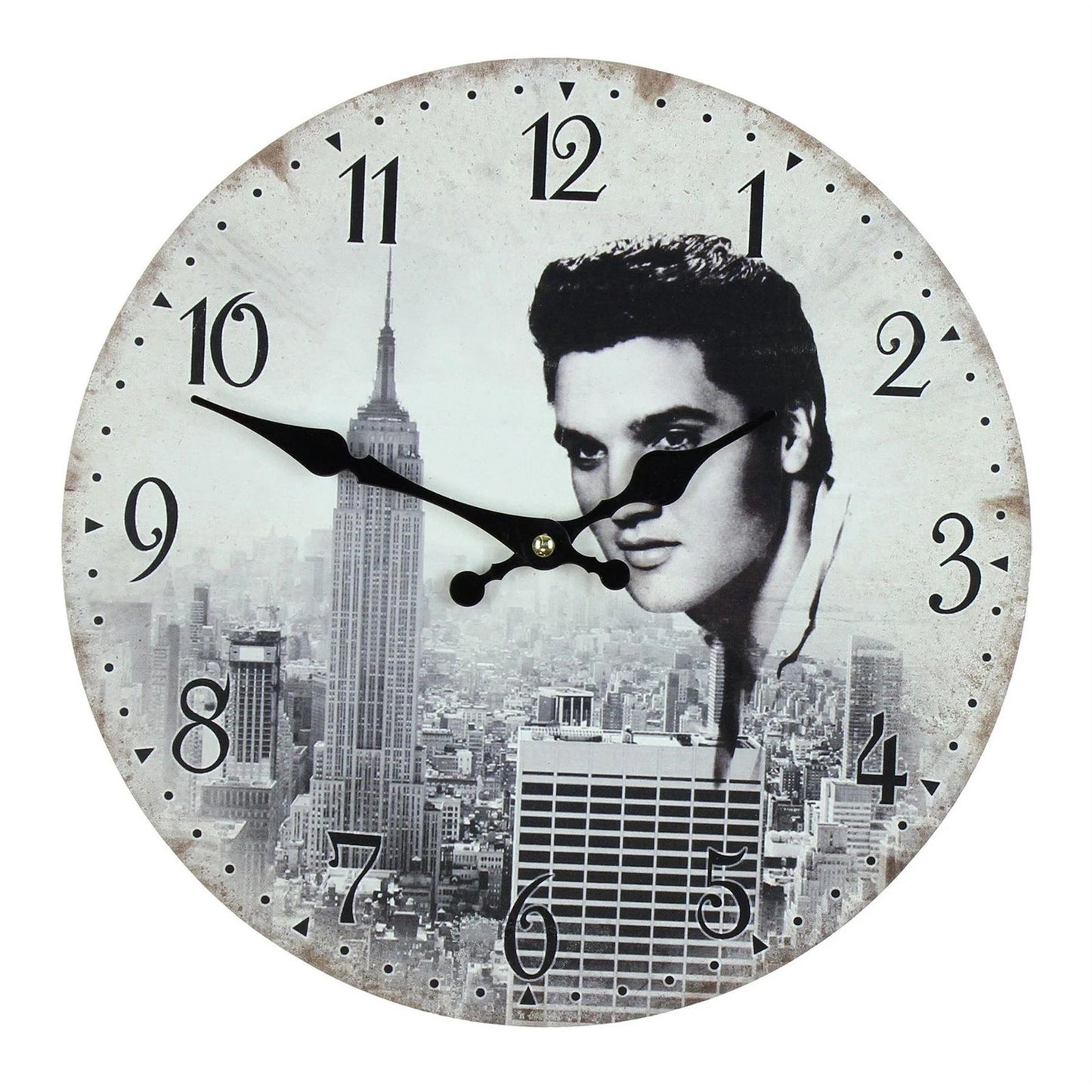 Iconic Collection Elvis Clock 30cm
