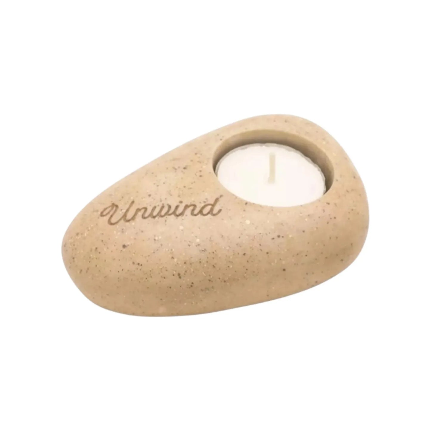 Juliana Pebble Candle Holders - Relax,Calm and Unwind