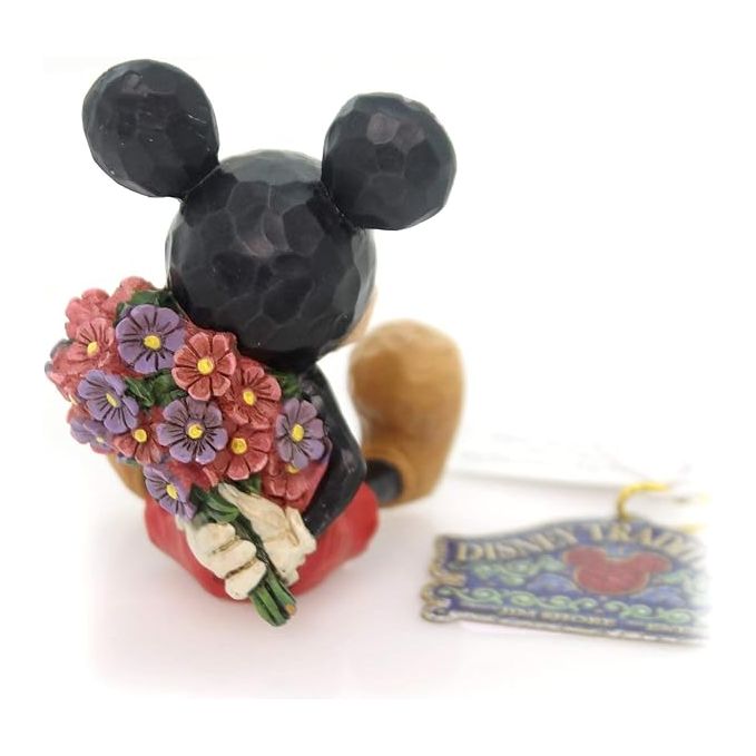 Disney Traditions Mickey Mouse with Flowers Figurine