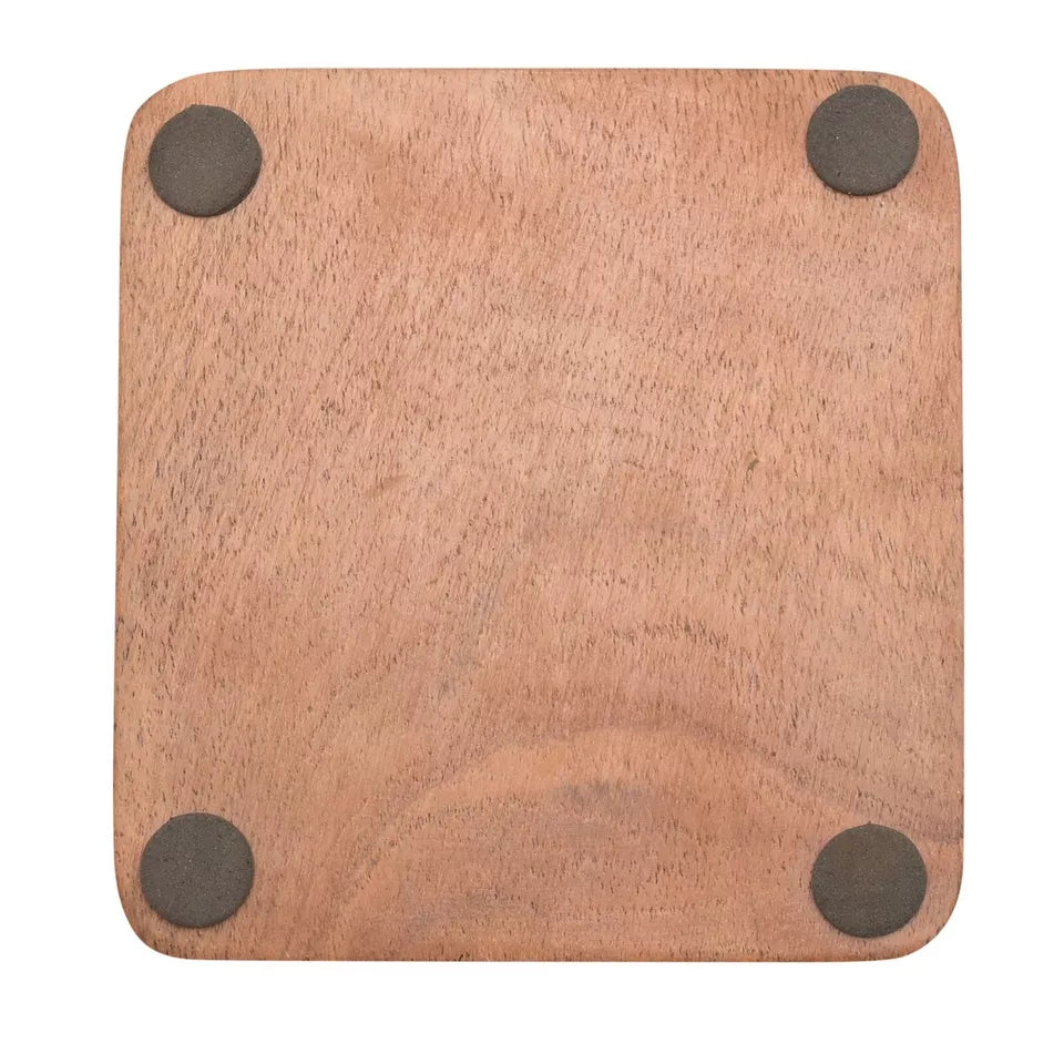 Nature Craft Wooden Coasters Set of 4
