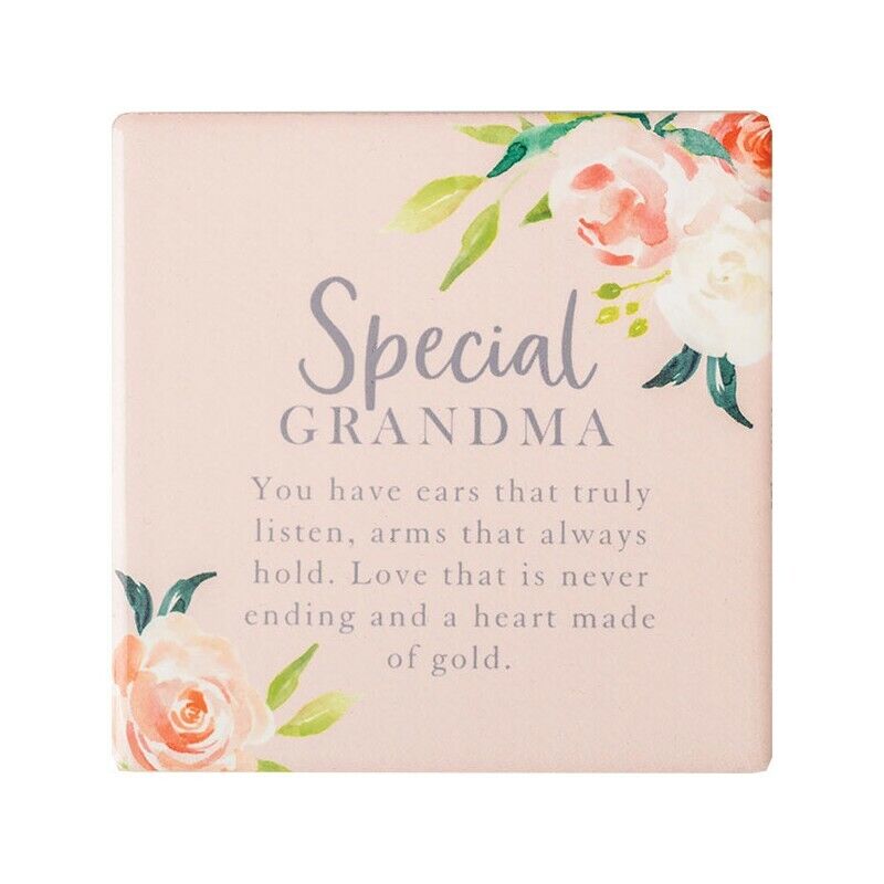 Peaches & Cream Coasters Mum, Nan, Grandma