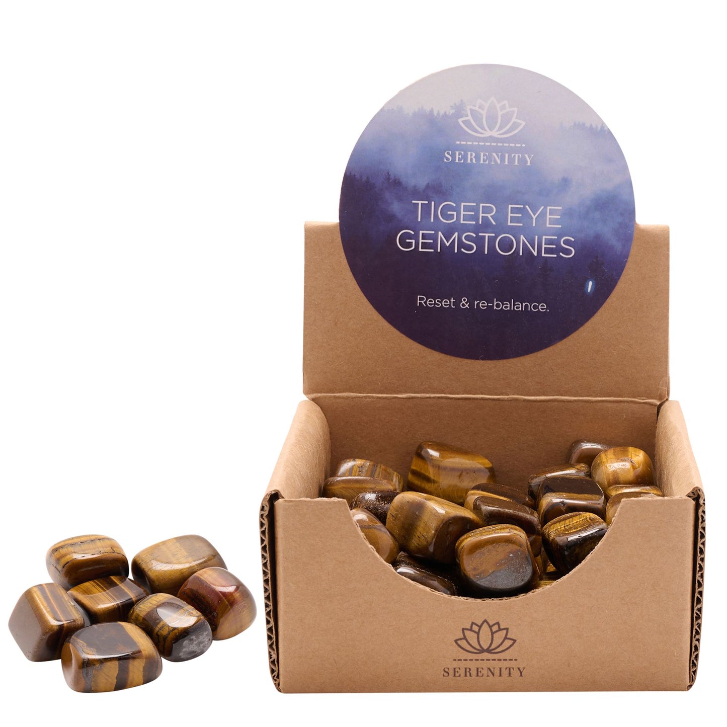 Serenity Gemstones - Tiger Eye 2-3cms