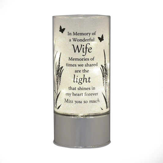 Thoughts of you memorial light tube - Wife