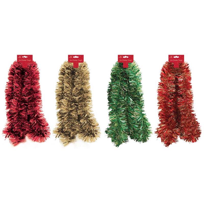 Tinsel 2m Chunky Traditional