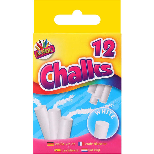 ARTBOX - White Chalks 12 Pack