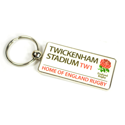England Rugby RFU Twickenham Metal Keyring