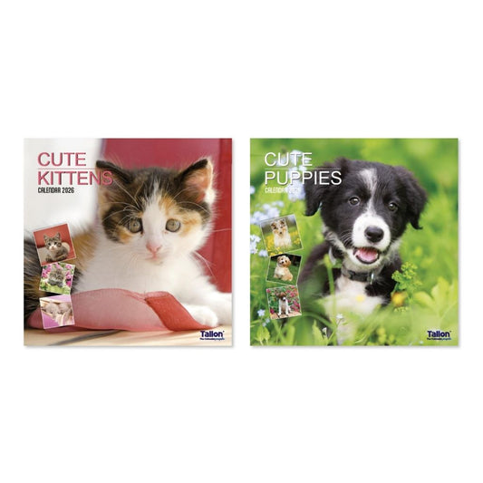 Puppy and Kitten 2026 Calendars