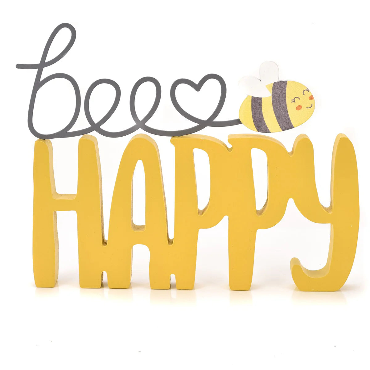 Love Life Mantle Plaque - Bee Happy