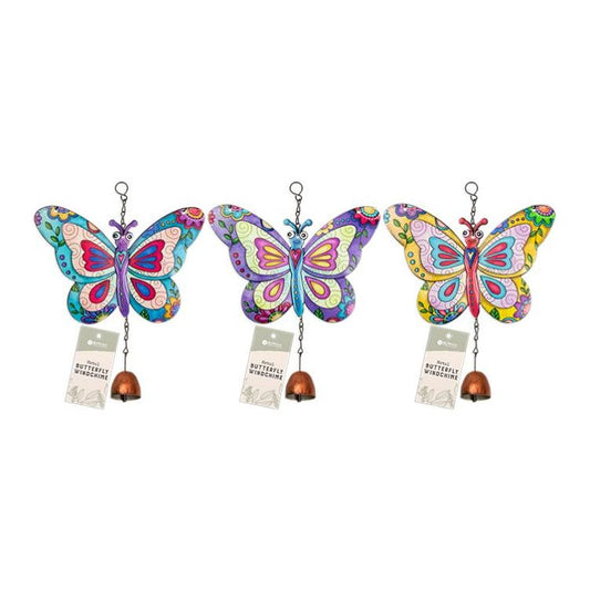 Metal Butterfly Windchime