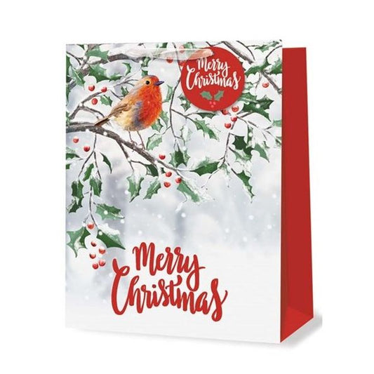 Christmas Gift Bag - Robin Large