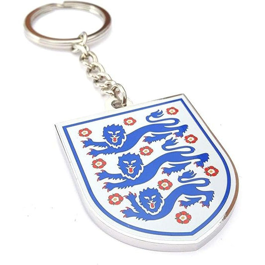England Three Lions Official Metal Keyring
