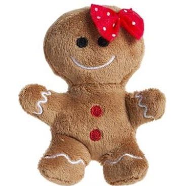 Gingerbread Man/Lady Mini Hanging Plush