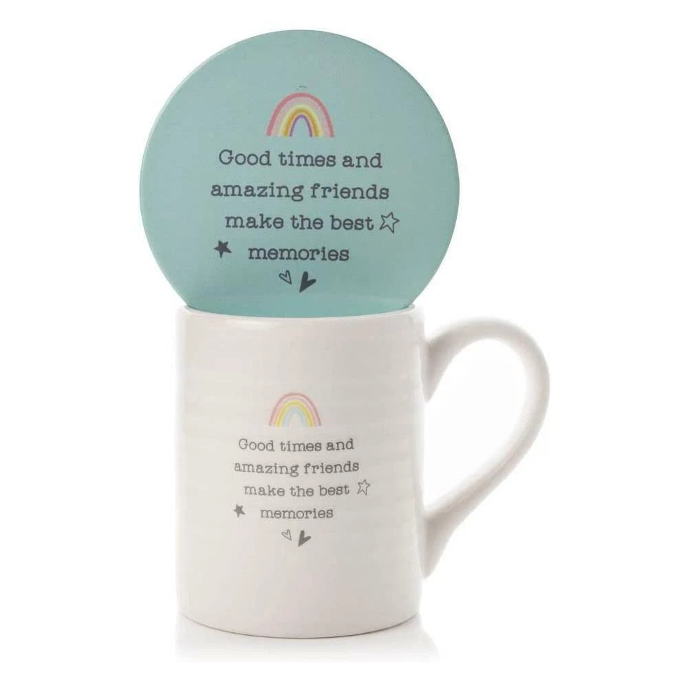 Love Life Mug and Coaster Set - Amazing Friends