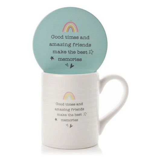 Love Life Mug and Coaster Set - Amazing Friends