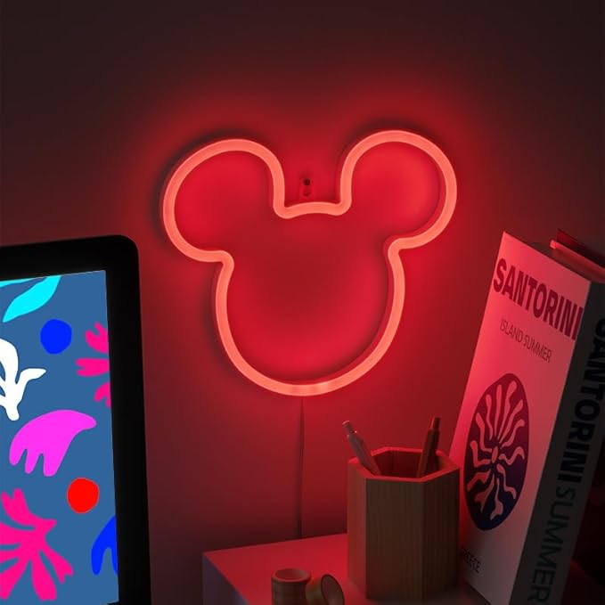 Mickey Wall Mountable LED Neon Light