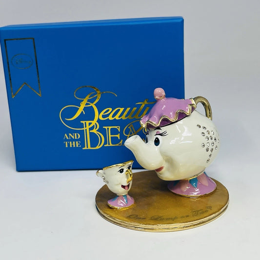 Disney Mrs Potts and Chip Metal Trinket Box