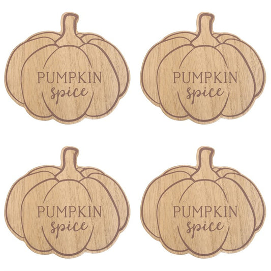 Pumpkin Coasters - Set of 4