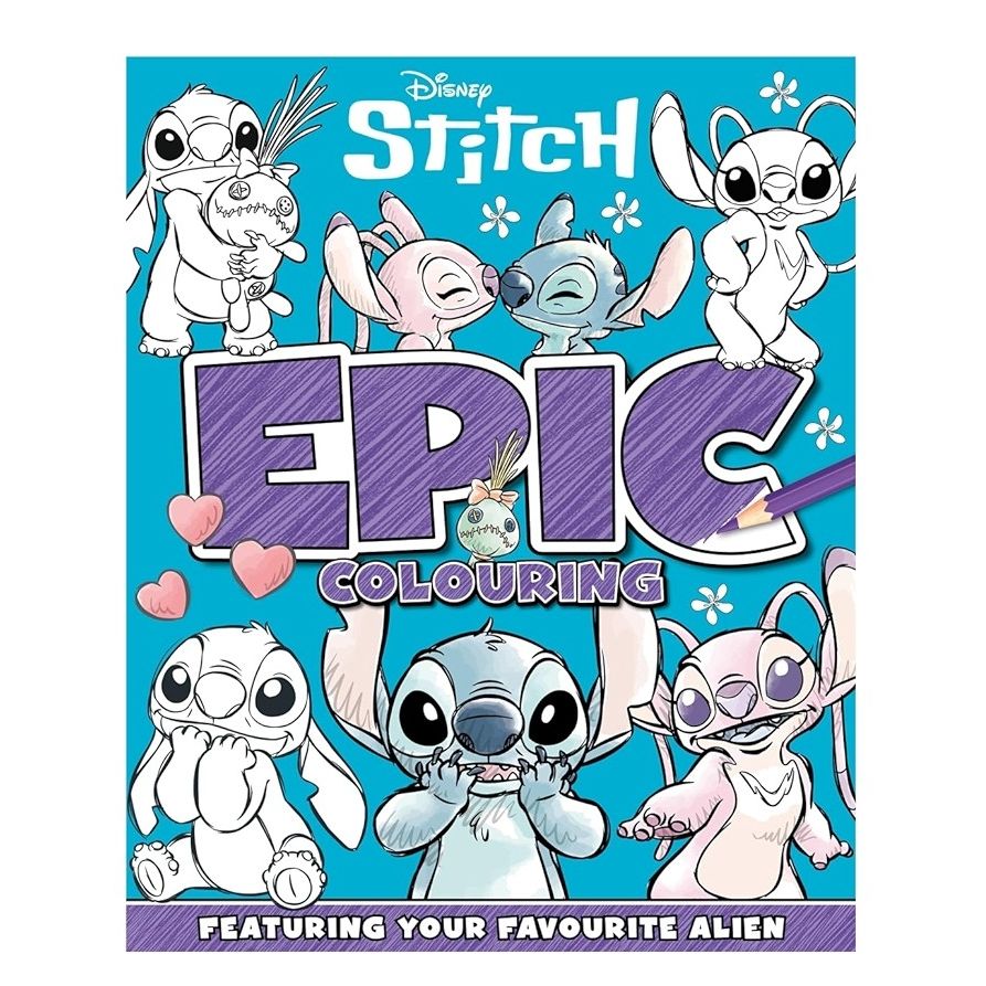 Disney Stitch Epic Colouring Book