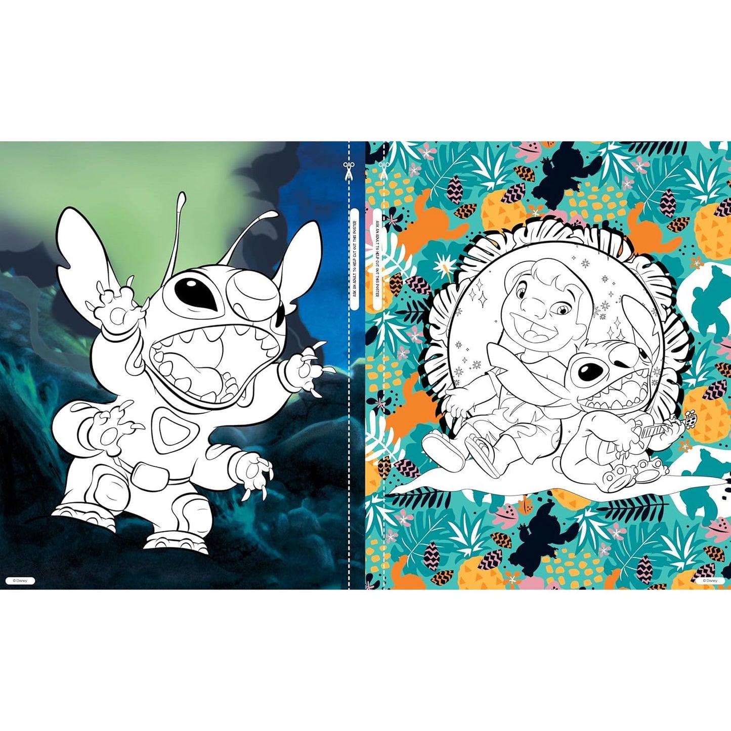 Disney Stitch Epic Colouring Book
