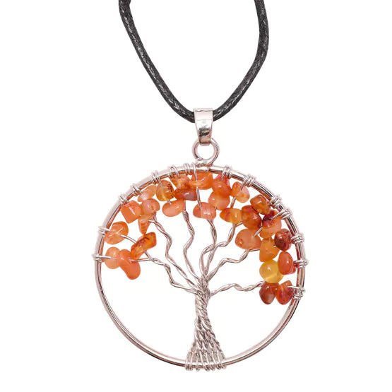 Gemstone Tree of Life Necklace