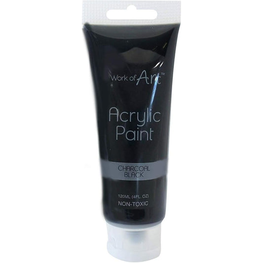 Work of Art Acrylic Paint 120ml - Black