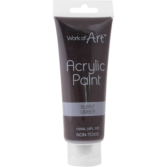 Work of Art Acrylic Paint 120ml - Brown