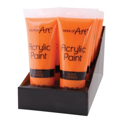 Work of Art Acrylic Paint 125ml - Orange