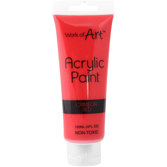 Work of Art Acrylic Paint 120ml - Red
