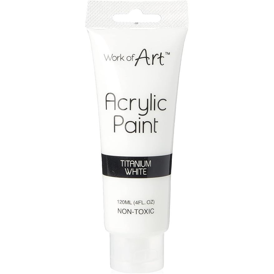 Work of Art Acrylic Paint 120ml - White