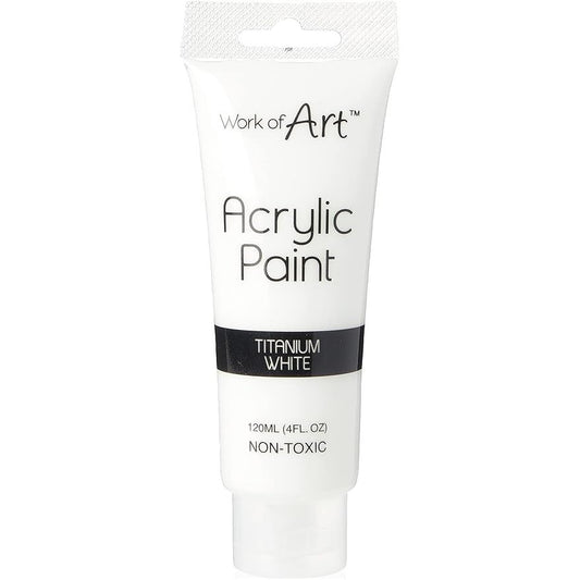 Work of Art Acrylic Paint 120ml - White