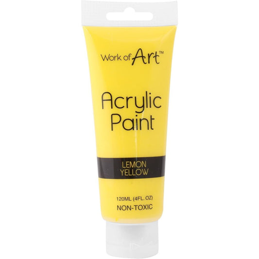 Work of Art Acrylic Paint 120ml - Yellow
