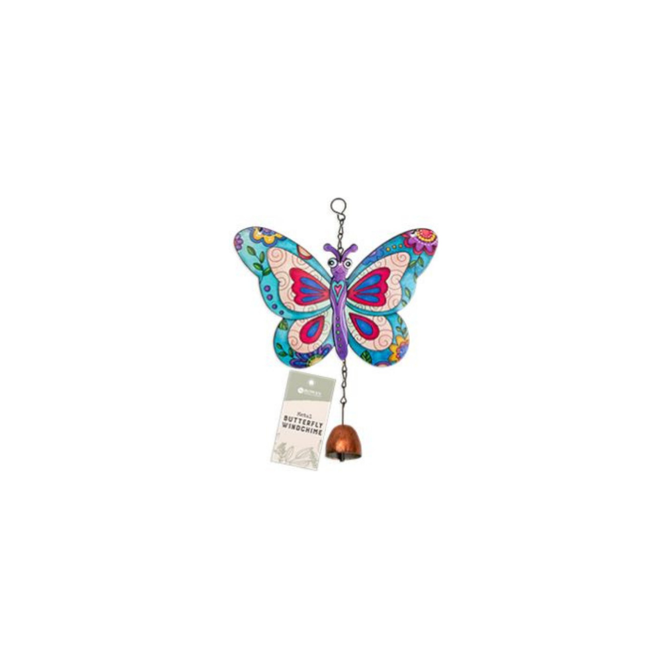 Metal Butterfly Windchime