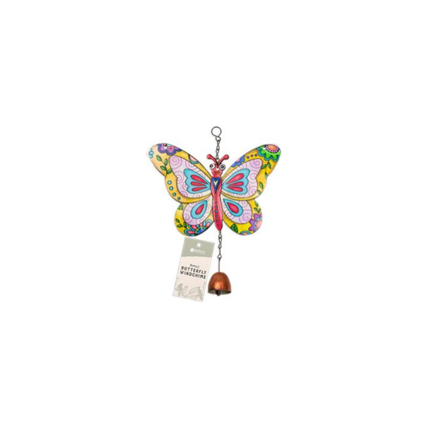 Metal Butterfly Windchime