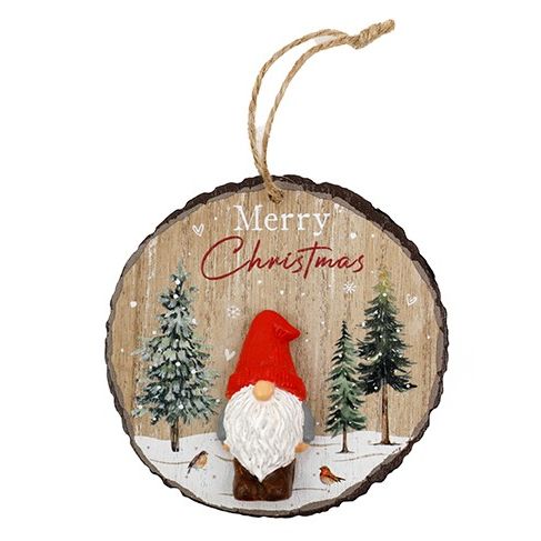 Christmas Gonk Hanging Plaque