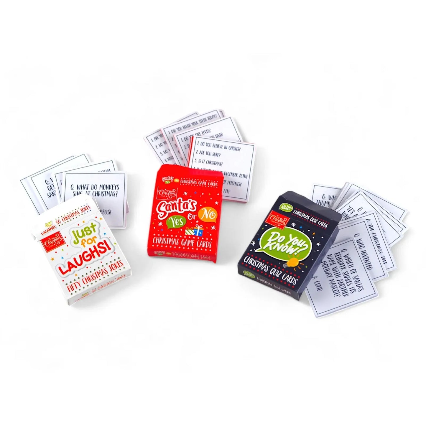 Christmas Trivia Games - Just For Laughs, Christmas Quiz Game & Santa's Yes or No Game