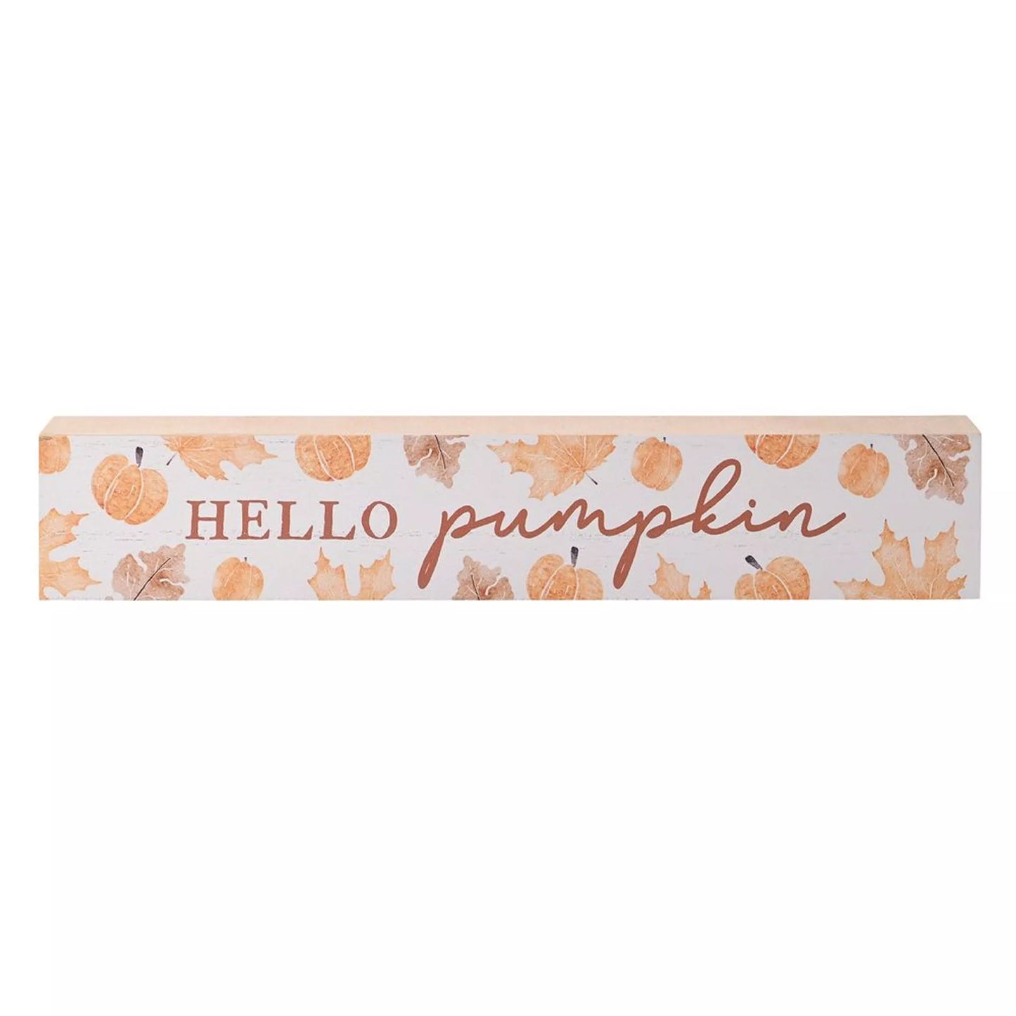 Country Living Plaque "Hello Pumpkin"